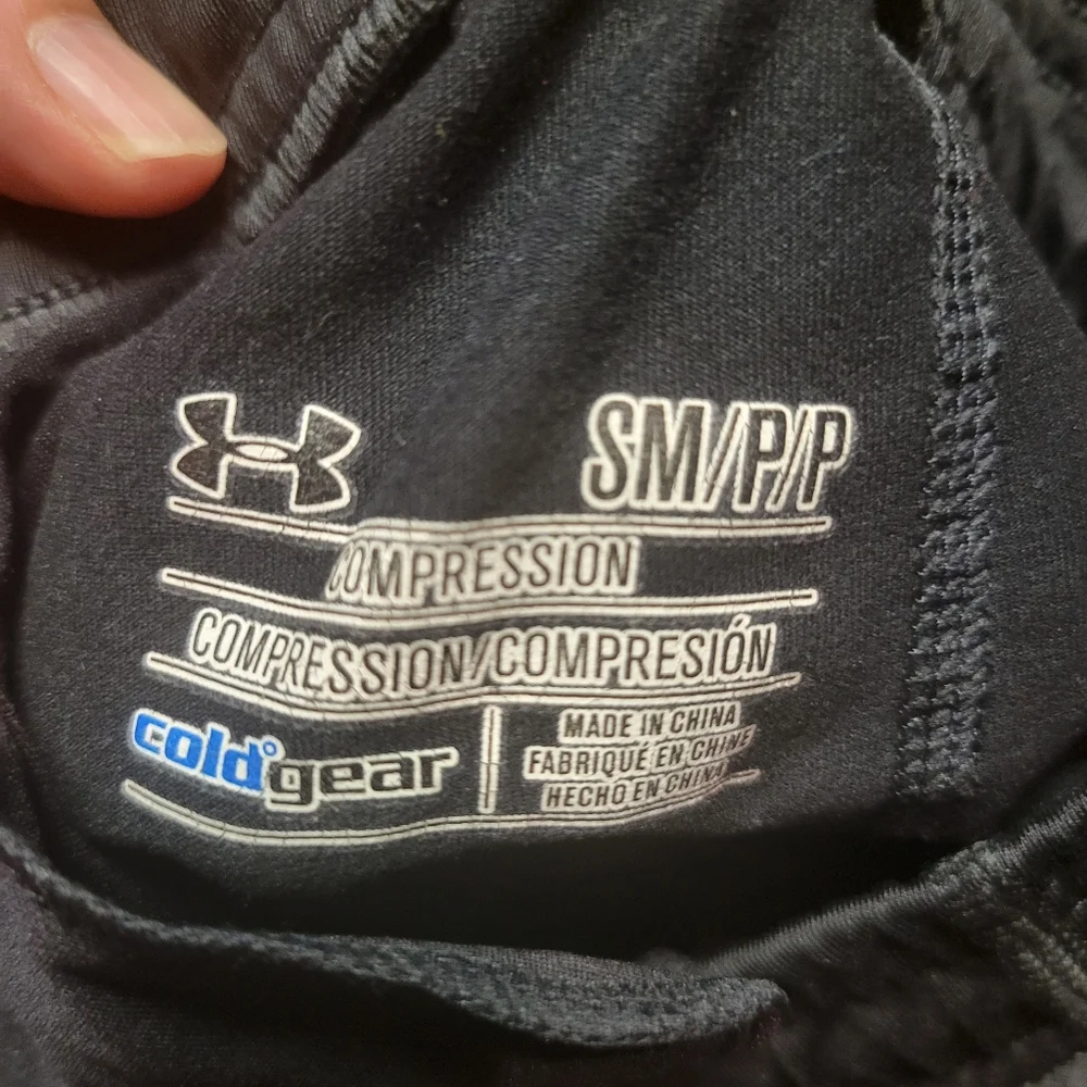 Under Armour Black/Gray Athletic Leggings